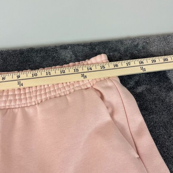 Pact Courtside Fleece Split Ankle Wide Leg Sweatpants Blush Posey Women's L NWT - Picture 7 of 11
